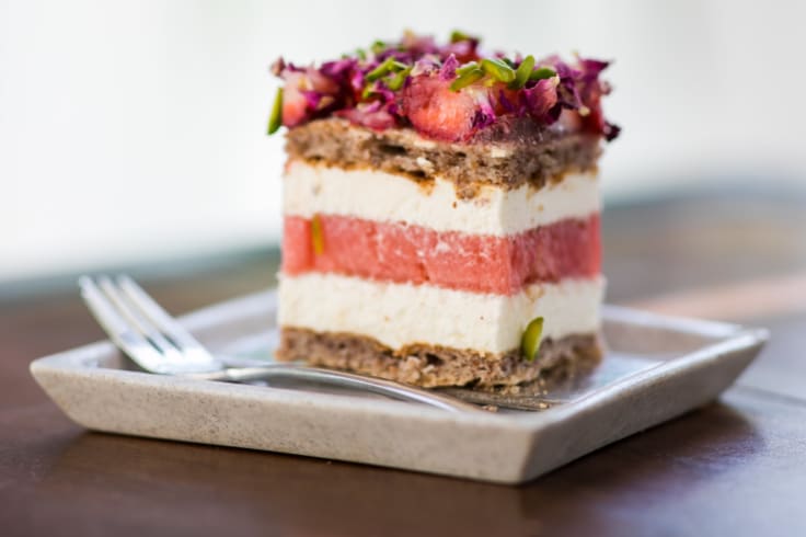 The watermelon cake at Black Star Pastry.