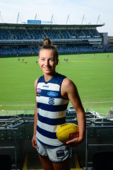 Dual sports star Sophie Van De Heuvel will play for Geelong.