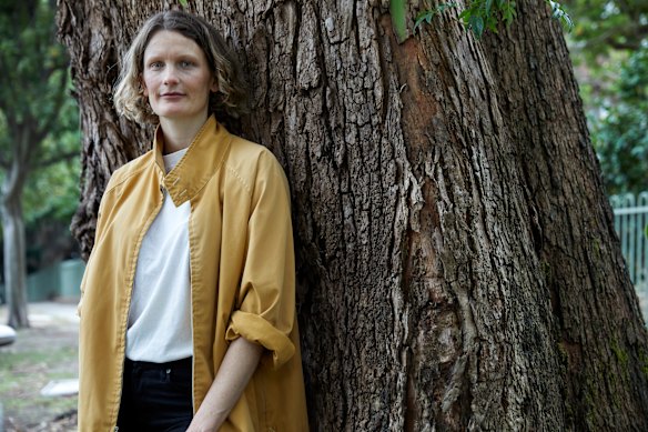 Set designer Elizabeth Gadsby is enjoying reading a novel, as most of the time she is buried in scripts. 