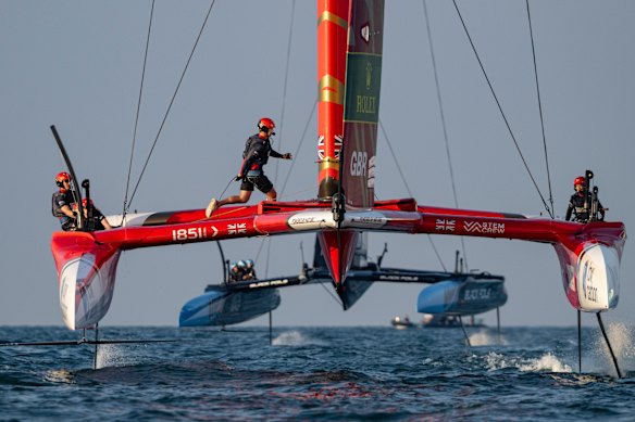 Iain Jensen made the move from representing Great Britain to join the Australian team in this year’s SailGP series.