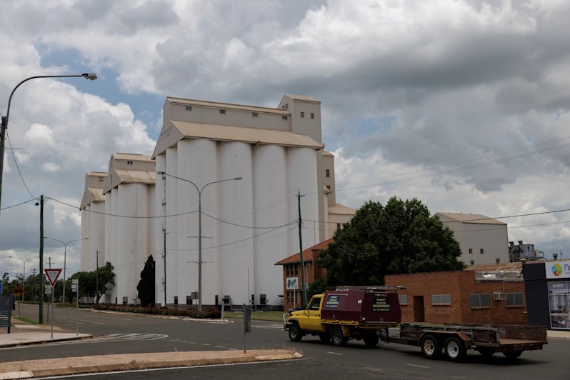 The famed peanut silos at Kingaroy: Australia’s peanut industry has been hit with a series of headwinds.