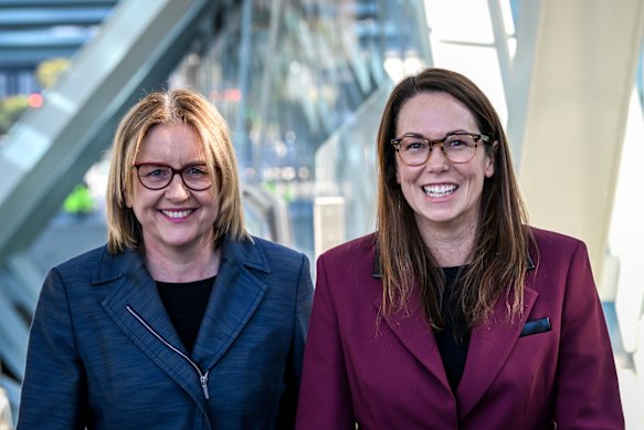 Jacinta Allan and Jaclyn Symes are increasing spending on the health sector.