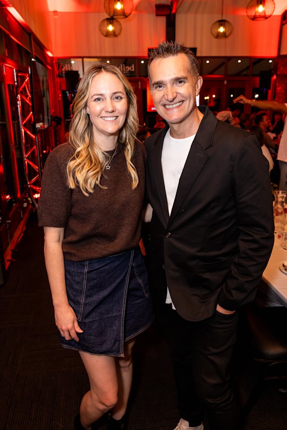 Brooke Van Veen and John Aiken.