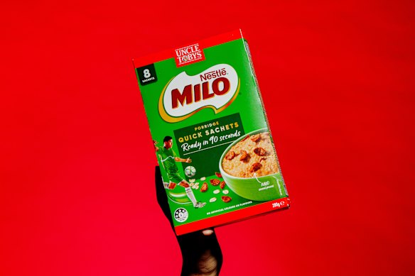 Uncle Toby’s Quick Sachets Milo.