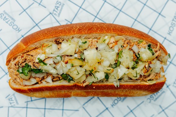 The self-assured adobo pork sandwich.