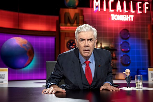 Shaun Micallef on Mad As Hell, which ended in 2022. 