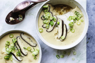 Chawanmushi (savoury steamed egg custard).