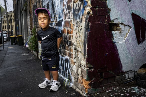 Quaden Bayles, who was told to pay an exorbitant fare or walk.