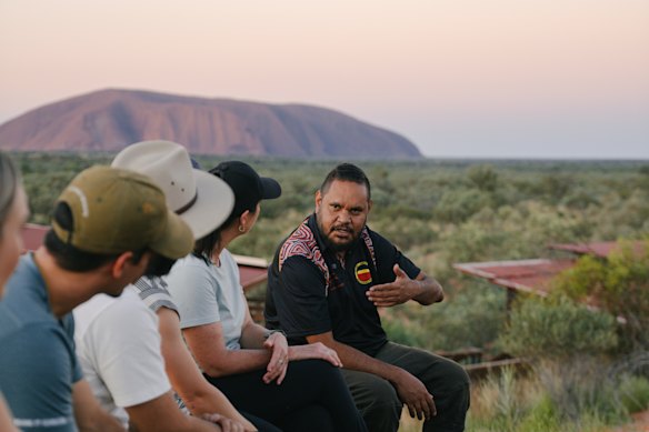 The sharing of Indigenous knowledge  is a feature of the walk.