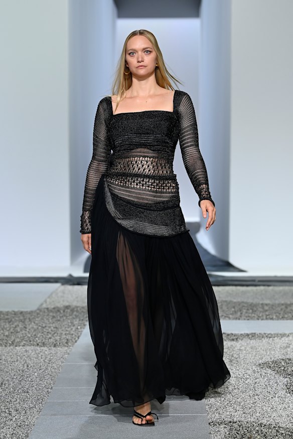 Model and actor Gemma Ward has worked with Esber – and worn his label – for years.