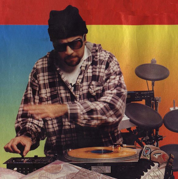 Sabsabi DJing in the ’90s. Rap made him feel like he “belonged to a community”.