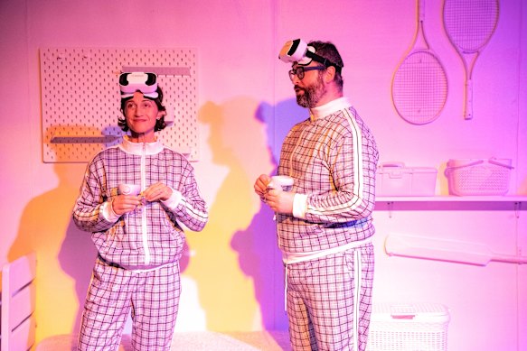 Nick Curnow as dad, Jane Wallace as mum in Instructions for Correct Assembly.