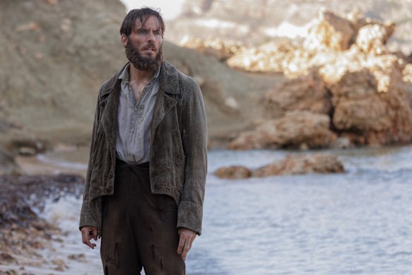 Sam Claflin as Edmond Dantès in The Count of Monte Cristo.
