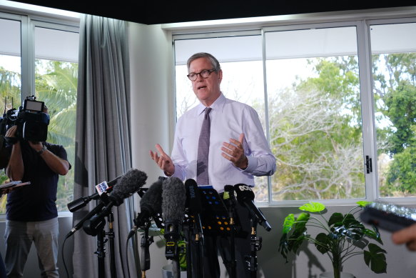 Health minister Tim Nicholls announced a deal for doctors and other public sector workers on Sunday. 