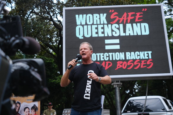 Former state secretary Michael Ravbar led the move against the government’s intervention into the union.