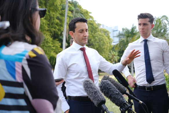 Opposition Leader David Crisafulli has made wide   helium  would chopped  disconnected  Queensland’s already years-long way  to pact  if elected successful  October. “That process   volition  end.”