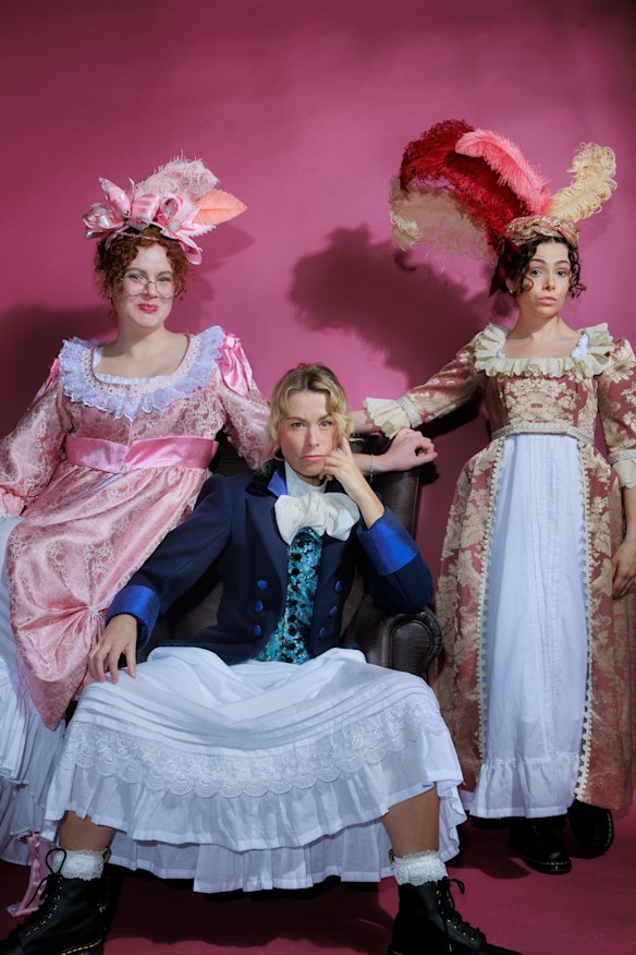 Pride and Predjudice cast Ruby Shannon, Amy Lehpamer , Zoe Loannou.