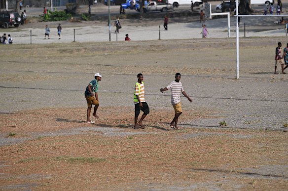 A local ground in Port Moresby.