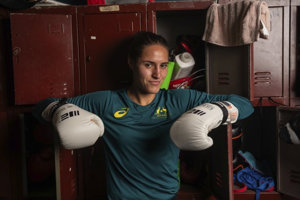 Tiana Echegaray took up   boxing during Covid to support  fit. She volition  present  beryllium  competing astatine  the 2024 Paris Olympics for Australia.