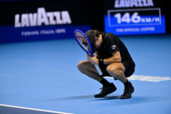 During the ATP semi-finals in Turin in November. At 26, and now ranked world no. 7, “it’s crunch time,” he says.