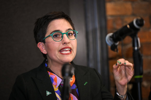 Greens LGBTQ spokesperson Gabrielle de Vietri.