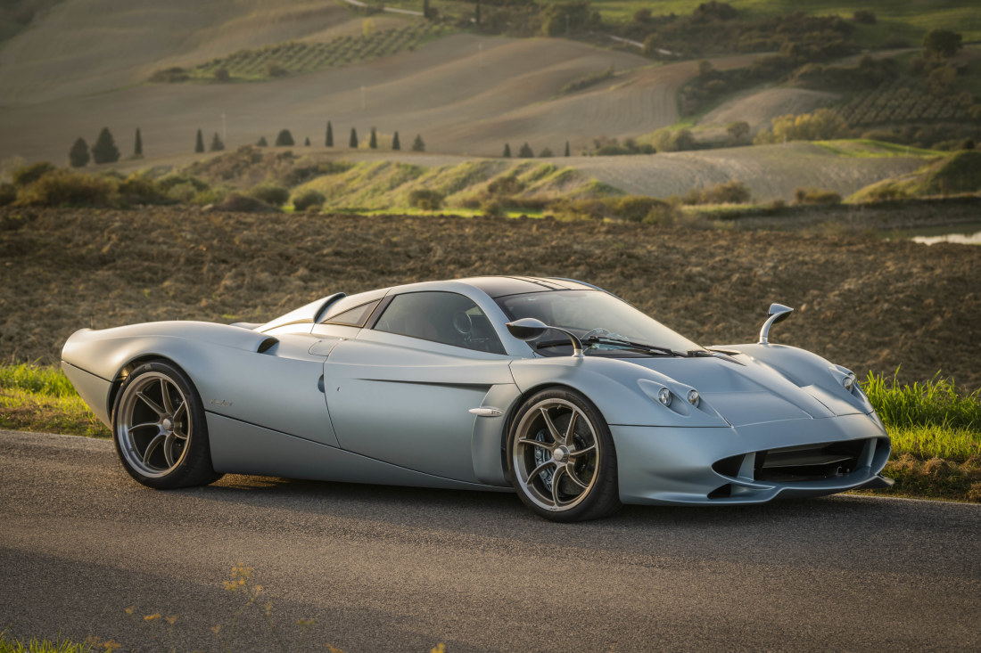 What it's like to drive an $11.5m Pagani Huayra Codalunga hypercar in the hills of Emilia-Romagna in Italy