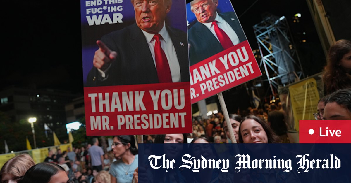 Israel preparing for hostage release as Trump visits Middle East; Opposition Leader’s approval ratings tank, new polling finds