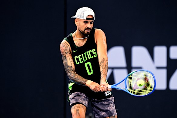 It was the first match on the ATP tour in 167 days for Nick Kyrgios. 