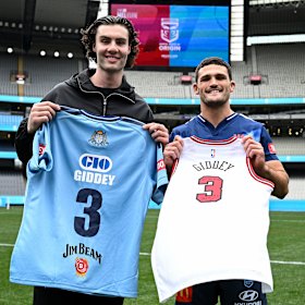 NBA star Josh Giddey watched NSW’s captain’s run, and met his favourite player, Nathan Cleary.