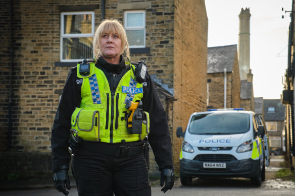 Sarah Lancashire as Catherine Cawood in the poignant and brutal Happy Valley. 