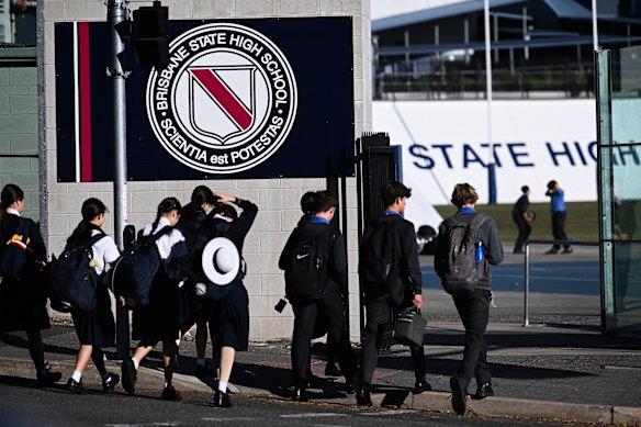 Brisbane State High School is predicted to surpass 3800 students by 2029.