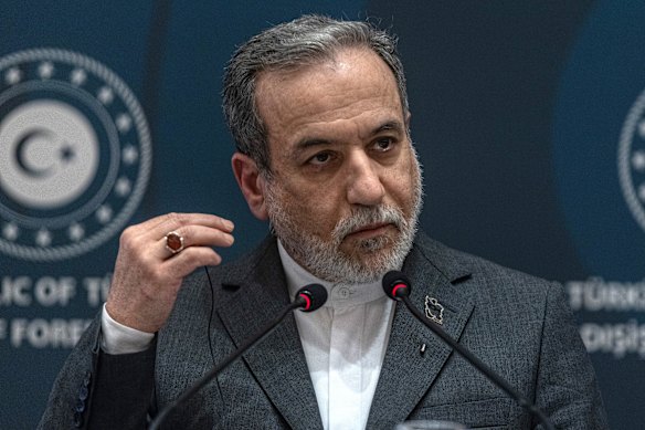 Iranian Foreign Minister Abbas Araghchi says Iran does &ldquo;not plan on any negotiations&rdquo;.