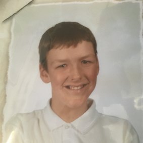 Josh Van Malssen as a young boy.