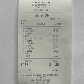 The bill.
