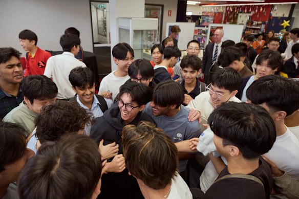 North Sydney students celebrate their success in 2024.