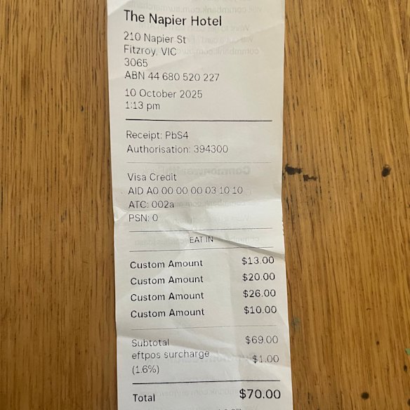 The bill