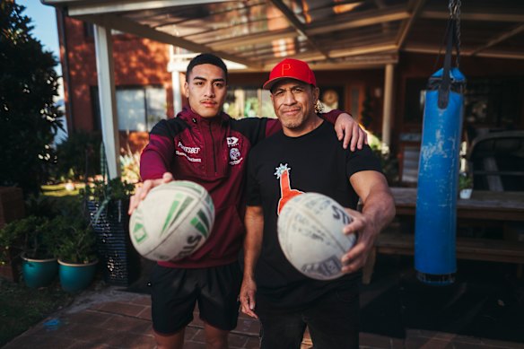 Lehi Hopoate and his famous father John