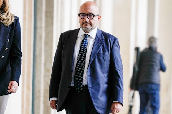 Gennaro Sangiuliano was the first minister to resign from Giorgia Meloni’s right-wing government since she came to power in 2022.