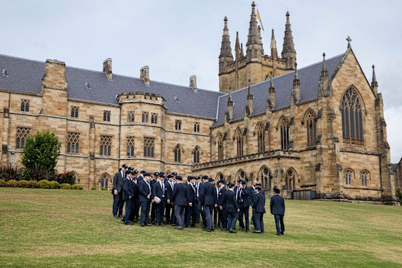 The Oxford University team have been staying at St Andrew’s College on the Sydney University campus.