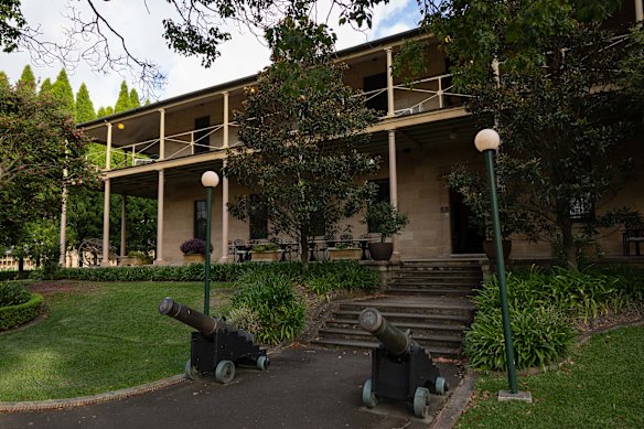 The Officers’ Mess was built as the Garrison Hospital about 1845, and converted into a social hub in the 1930s. 