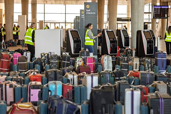 About 1800 bags were used in a trial of the automated system on Thursday.
