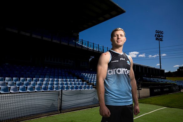  Sharks ironman Blayke Brailey.