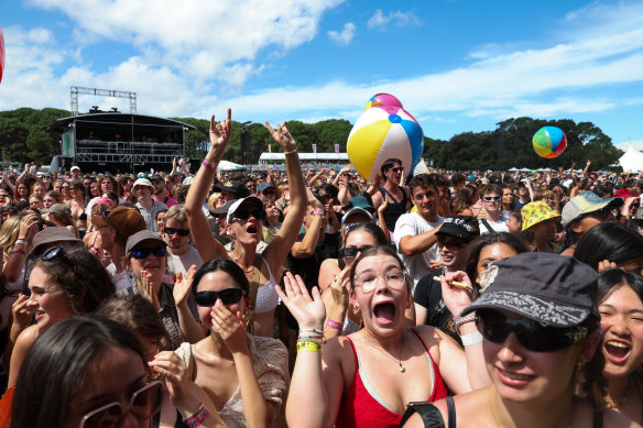 Music fans flocked to Laneway Festival at Centennial Park in Sydney last month.