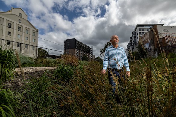 Nick Chapman at the new Greenway site at Lewisham.