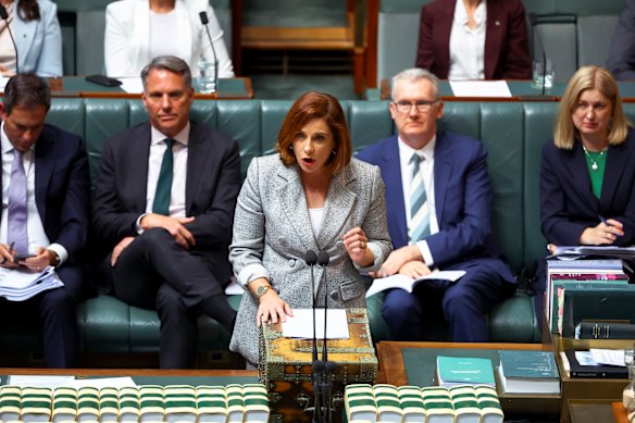 Communications Minister Anika Wells will meet with social media giants this week. 