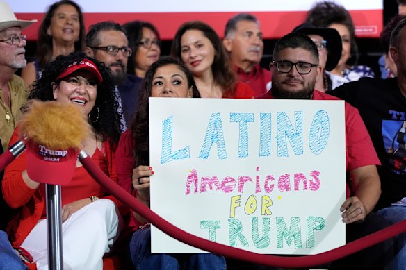 The Latino Trump vote is softening.