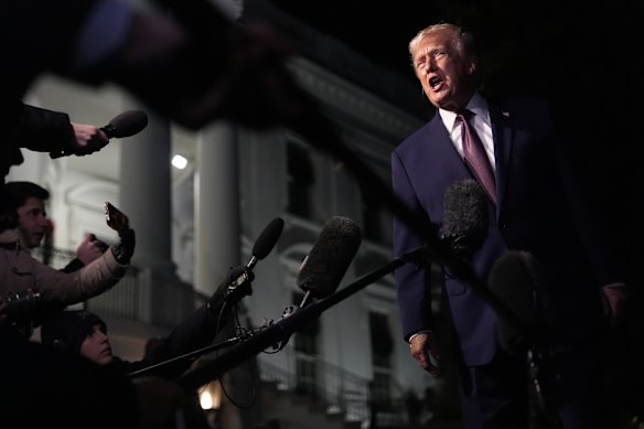 Donald Trump leaves the White House on Friday for a rally in North Carolina, before heading to his Mar-a-Lago resort in Florida.