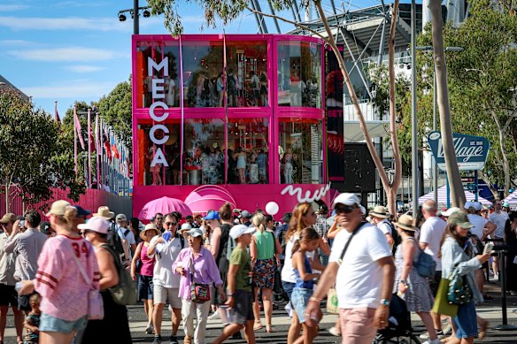 The Mecca pop-up at Melbourne Park has been a hit.