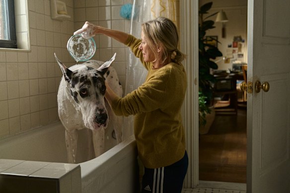 Naomi Watts and Bing in a scene from The Friend.