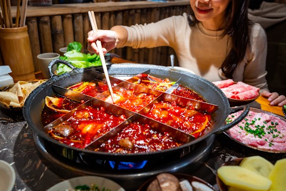A year-round staple … fiery Chongqing hotpot.
